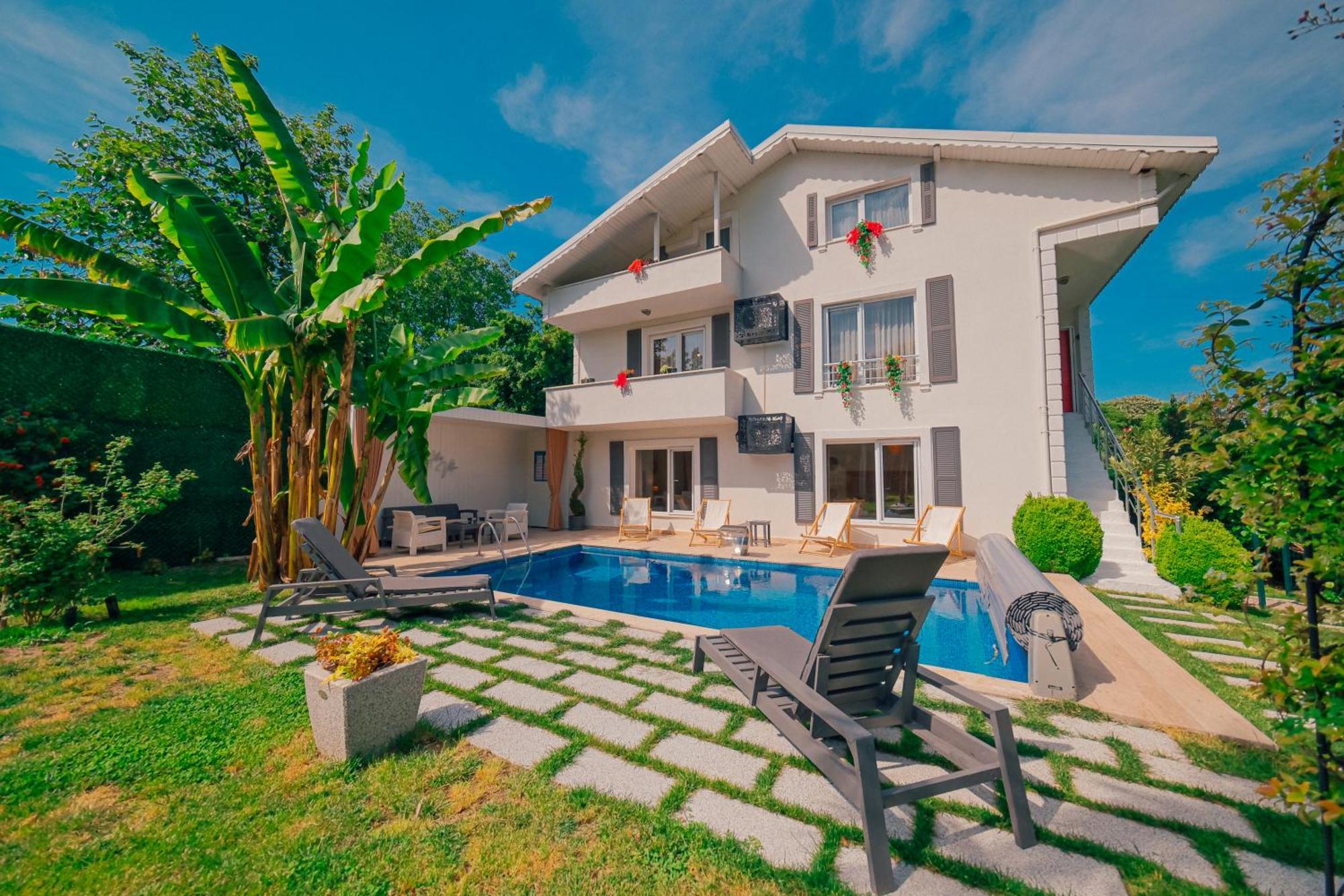 Villa Atlas Muhafazakar Havuzlu, Mustakil Genis Bahceli Sapanca Bagian luar foto