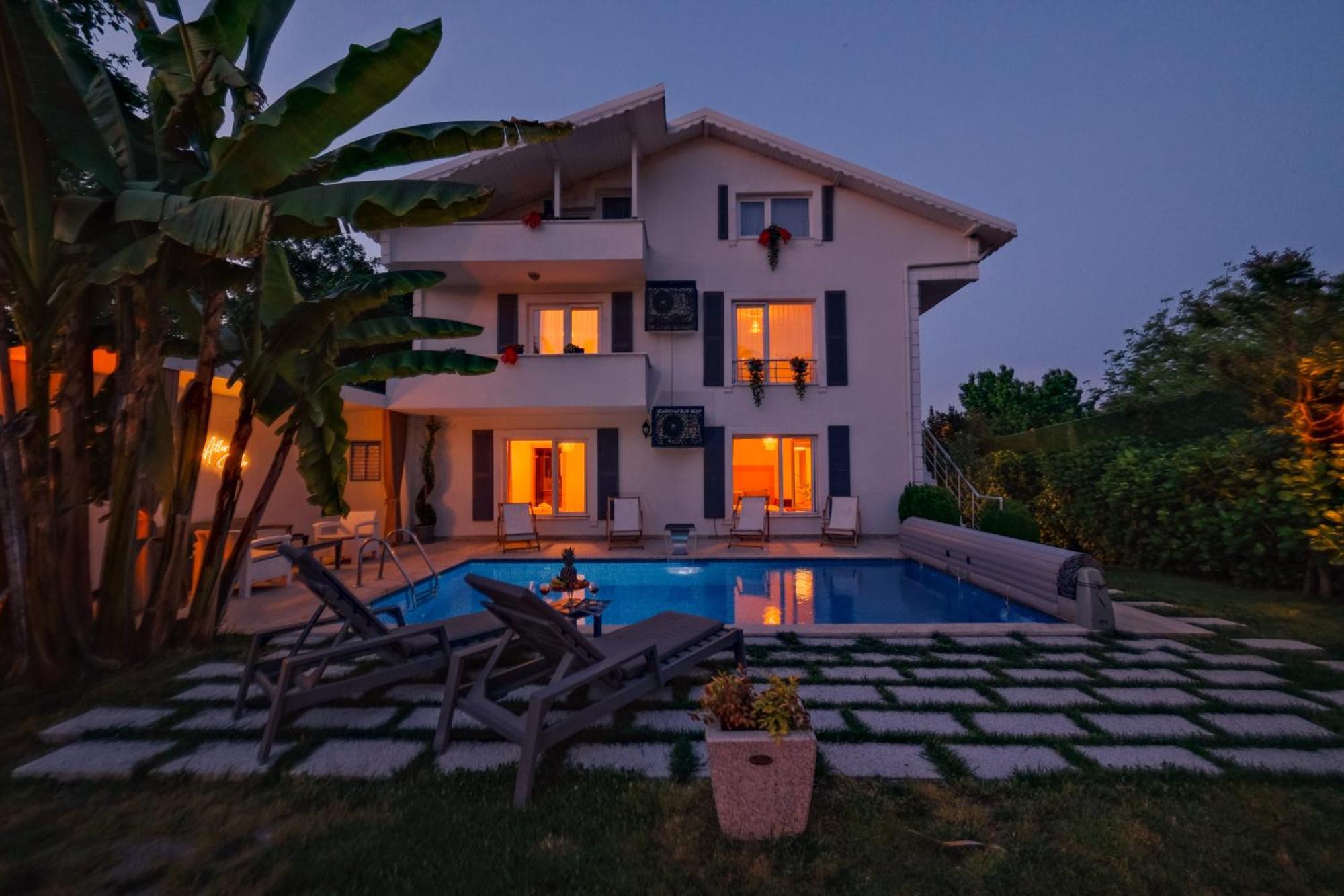 Villa Atlas Muhafazakar Havuzlu, Mustakil Genis Bahceli Sapanca Bagian luar foto